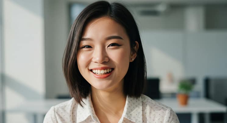 photo of  happy patient  first dental visit: 3 steps: 1) Complete new patient forms, 2) Verify insurance/payment options, 3) Bring questions and smile for a welcoming dental visit.