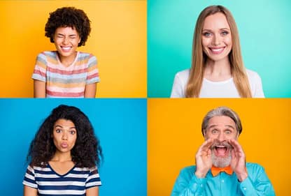 Joyful Family Dental Experience | near Hayward, CA | We Care Dental Multigenerational family smiling with Dr. Chona Lardizabal after gentle, personalized dental care at We Care Dental near Hayward, CA